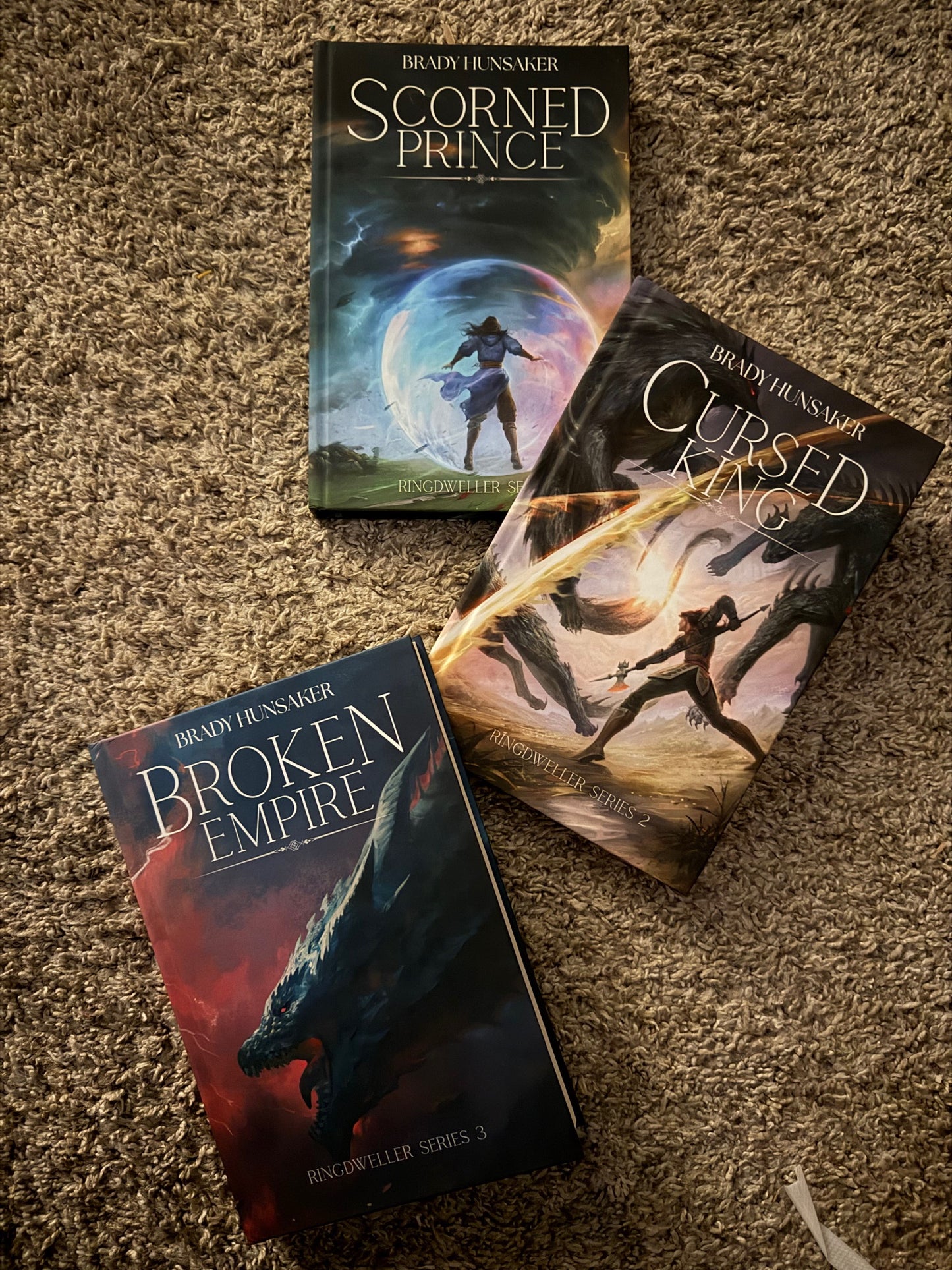 Complete Ringdweller Trilogy Books - Signed Hardcovers